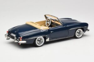 Mercedes 190 SL W121 Middle Blue Norev 1:18 183403 Metal — billede 3 af 8