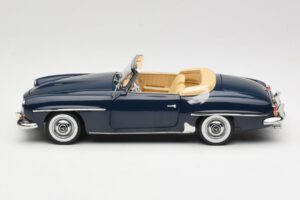 Mercedes 190 SL W121 Middle Blue Norev 1:18 183403 Metal — billede 4 af 8