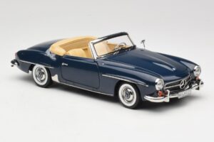 Mercedes 190 SL W121 Middle Blue Norev 1:18 183403 Metal — billede 6 af 8