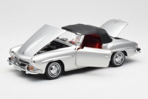 Mercedes 190 SL W121 Sølv Norev 1:18 B660640604 Metal — billede 2 af 8