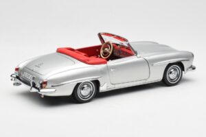 Mercedes 190 SL W121 Sølv Norev 1:18 B660640604 Metal — billede 3 af 8