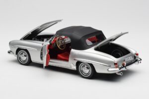 Mercedes 190 SL W121 Sølv Norev 1:18 B660640604 Metal — billede 5 af 8