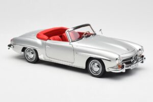 Mercedes 190 SL W121 Sølv Norev 1:18 B660640604 Metal — billede 6 af 8