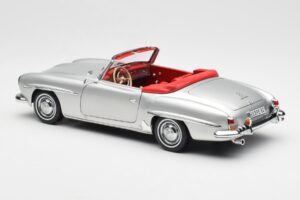 Mercedes 190 SL W121 Sølv Norev 1:18 B660640604 Metal — billede 7 af 8