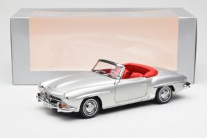 Mercedes 190 SL W121 Sølv Norev 1:18 B660640604 Metal — billede 8 af 8