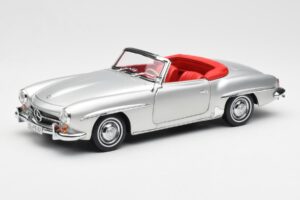 Mercedes 190 SL W121 Sølv Norev 1:18 B660640604 Metal