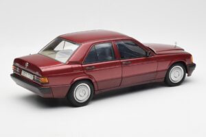 Mercedes 190E W201 2.0 Rød Dealer Edition AUTOart 1:18 B66040383 Metal — billede 3 af 8