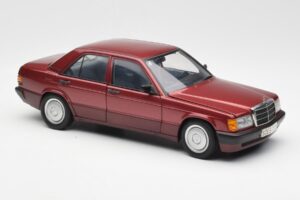 Mercedes 190E W201 2.0 Rød Dealer Edition AUTOart 1:18 B66040383 Metal — billede 6 af 8