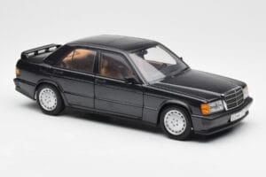 Mercedes 190E 2.3-16 W201 Blåsort Metallic AUTOart 1:18 76122 Metal — billede 6 af 8