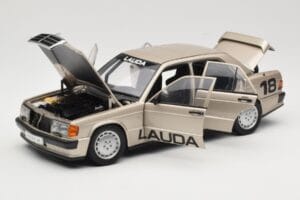 Mercedes 190E 2.3-16 W201 #1 N. Lauda Race of Champions Nurburgring 1984 AUTOart 1:18 88431 Metal — billede 2 af 8