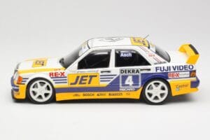 Mercedes 190E 2.5-16 EVO 1 W201 Team MS-Jet #4 R. Asch DTM 1989 Minichamps 1:18 155893604 Metal — billede 3 af 6