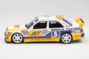 Mercedes 190E 2.5-16 EVO 1 W201 Team MS-Jet #5 M. Reuter DTM 1989 Minichamps 1:18 155893605 Metal — billede 3 af 6