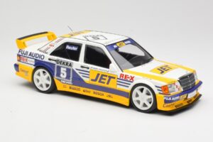 Mercedes 190E 2.5-16 EVO 1 W201 Team MS-Jet #5 M. Reuter DTM 1989 Minichamps 1:18 155893605 Metal — billede 4 af 6