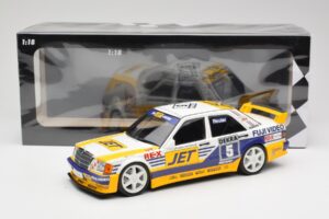 Mercedes 190E 2.5-16 EVO 1 W201 Team MS-Jet #5 M. Reuter DTM 1989 Minichamps 1:18 155893605 Metal — billede 6 af 6