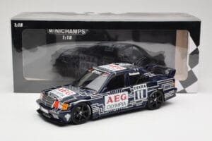 Mercedes 190E 2.5-16 EVO 1 W201 Team Snobeck #11 D. Snobeck DTM 1989 Minichamps 1:18 155893611 Metal — billede 6 af 6