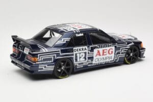 Mercedes 190E 2.5-16 EVO 1 W201 Team Snobeck #12 A. Cudini DTM 1989 Minichamps 1:18 155893612 Metal — billede 2 af 6