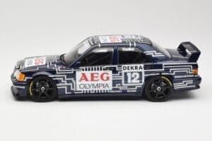 Mercedes 190E 2.5-16 EVO 1 W201 Team Snobeck #12 A. Cudini DTM 1989 Minichamps 1:18 155893612 Metal — billede 3 af 6