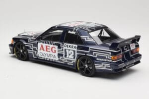 Mercedes 190E 2.5-16 EVO 1 W201 Team Snobeck #12 A. Cudini DTM 1989 Minichamps 1:18 155893612 Metal — billede 5 af 6