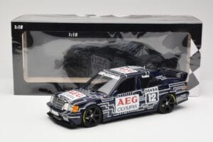 Mercedes 190E 2.5-16 EVO 1 W201 Team Snobeck #12 A. Cudini DTM 1989 Minichamps 1:18 155893612 Metal — billede 6 af 6