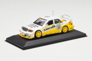 Mercedes 190E 2.5-16 Evo 2 W201 #22 MS Kärcher Schmickler DTM 1990 Minichamps 1:43 13120 Metal — billede 2 af 4