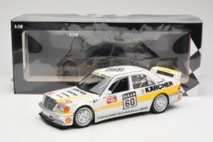 Mercedes 190E 2.5-16 EVO I W201 #60 Team AMG Mercedes K. Wendlinger DTM 1990 Minichamps 1:18 155903660 Metal — billede 6 af 6