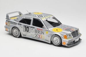 Mercedes 190E 2.5-16 EVO II W201 #10 Zung Fu B. Schneider Guia Race Macau 1992 Minichamps 1:18 155923610 Metal — billede 2 af 6