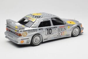 Mercedes 190E 2.5-16 EVO II W201 #10 Zung Fu B. Schneider Guia Race Macau 1992 Minichamps 1:18 155923610 Metal — billede 3 af 6