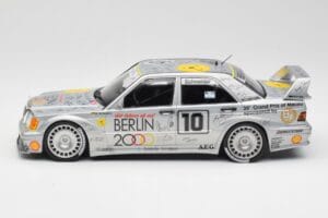 Mercedes 190E 2.5-16 EVO II W201 #10 Zung Fu B. Schneider Guia Race Macau 1992 Minichamps 1:18 155923610 Metal — billede 5 af 6