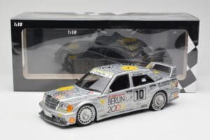 Mercedes 190E 2.5-16 EVO II W201 #10 Zung Fu B. Schneider Guia Race Macau 1992 Minichamps 1:18 155923610 Metal — billede 6 af 6