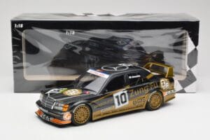 Mercedes 190E 2.5-16 EVO II W201 #10 Zung Fu N. Amorim Guia Race Macau 1991 Minichamps 1:18 155913610 Metal — billede 6 af 6