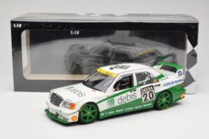 Mercedes 190E 2.5-16 EVO II W201 #20 Team Zakspeed M. Schumacher DTM 1991 Minichamps 1:18 155913620 Metal — billede 6 af 6