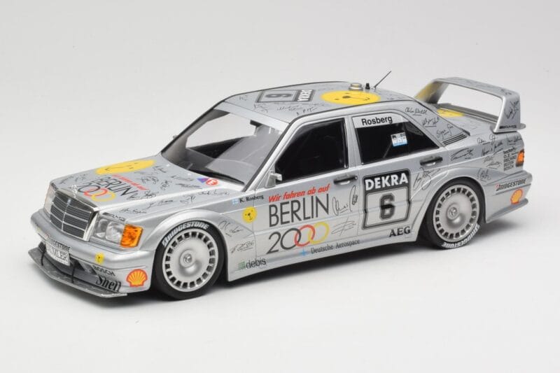 Mercedes 190E 2.5-16 EVO II W201 #6 Team AMG Mercedes K. Rosberg DTM 1992 Minichamps 1:18 155923606 Metal