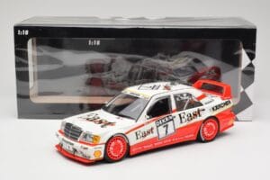 Mercedes 190E 2.5-16 EVO II W201 #7 Team AMG K. Thiim DTM 1991 Minichamps 1:18 155913607 Metal — billede 6 af 6