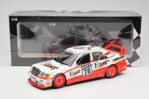 Mercedes 190E 2.5-16 EVO II W201 #78 Team AMG E. Lohr DTM 1991 Minichamps 1:18 155913678 Metal — billede 6 af 6