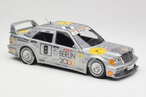 Mercedes 190E 2.5-16 EVO II W201 #8 Zung Fu E. Lohr Guia Race Macau 1992 Minichamps 1:18 155923608 Metal — billede 2 af 6