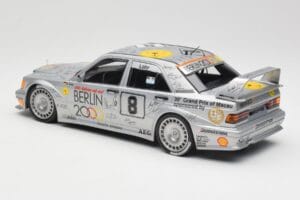 Mercedes 190E 2.5-16 EVO II W201 #8 Zung Fu E. Lohr Guia Race Macau 1992 Minichamps 1:18 155923608 Metal — billede 4 af 6