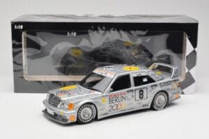 Mercedes 190E 2.5-16 EVO II W201 #8 Zung Fu E. Lohr Guia Race Macau 1992 Minichamps 1:18 155923608 Metal — billede 6 af 6