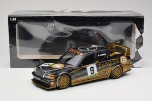 Mercedes 190E 2.5-16 EVO II W201 #9 Zung Fu K. Ludwig Guia Race Macau 1991 Minichamps 1:18 155913609 Metal — billede 6 af 6