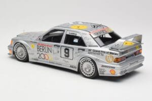 Mercedes 190E 2.5-16 EVO II W201 #9 Zung Fu K. Ludwig Guia Race Macau 1992 Minichamps 1:18 155923609 Metal — billede 4 af 6