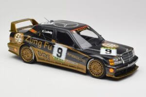 Mercedes 190E 2.5-16 EVO II W201 #9 Zung Fu K. Ludwig Guia Race Macau 1991 Minichamps 1:18 155913609 Metal — billede 2 af 6