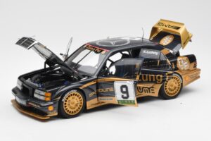 Mercedes 190E 2.5-16 Evo II #9 K. Ludwig Macau GP 3rd Place 1991 AUTOart 1:18 89135 Metal — billede 2 af 8
