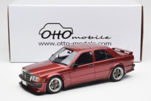 Mercedes 190E 2.5-16 W201 RAUH-Welt Republik Rød Otto 1:18 OT1083 Resin — billede 6 af 6