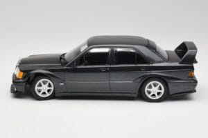 Mercedes 190E W201 2.5-16 EVO 2 Sort Metallic Minichamps 1:18 155036100 Metal — billede 3 af 6