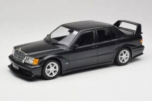 Mercedes 190E W201 2.5-16 EVO 2 Sort Metallic Minichamps 1:18 155036100 Metal