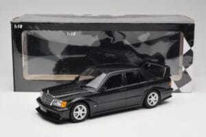 Mercedes 190E W201 2.5-16 EVO 2 Sort Metallic Minichamps 1:18 155036100 Metal — billede 6 af 6