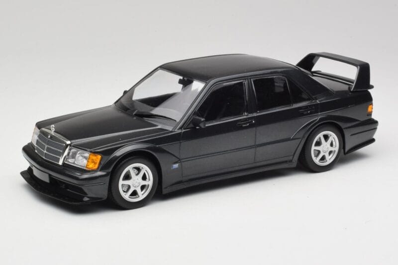 Mercedes 190E W201 2.5-16 EVO 2 Sort Metallic Minichamps 1:18 155036100 Metal