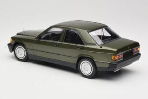 Mercedes 190E W201 Grøn Metallic Minichamps 1:18 155037001 Metal — billede 5 af 6