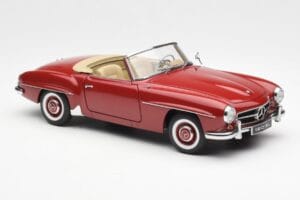 Mercedes 190SL W198 Rød AUTOart 1:18 76116 Metal — billede 6 af 8