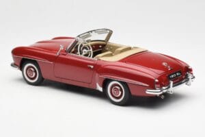 Mercedes 190SL W198 Rød AUTOart 1:18 76116 Metal — billede 7 af 8