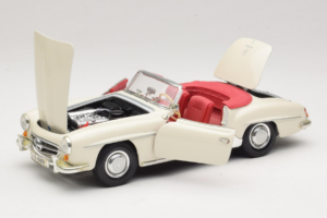 Mercedes 190SL Hvid Maisto 1:18 50274 Metal — billede 2 af 8